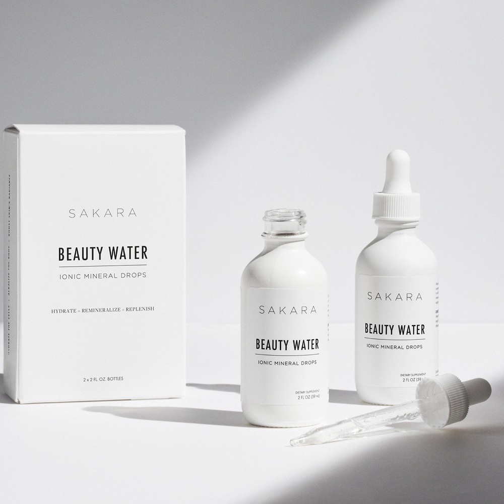 Sakara Beauty Water Ionic Mineral Drops Bottle Vitamin Trace Minerals NEW SEALED